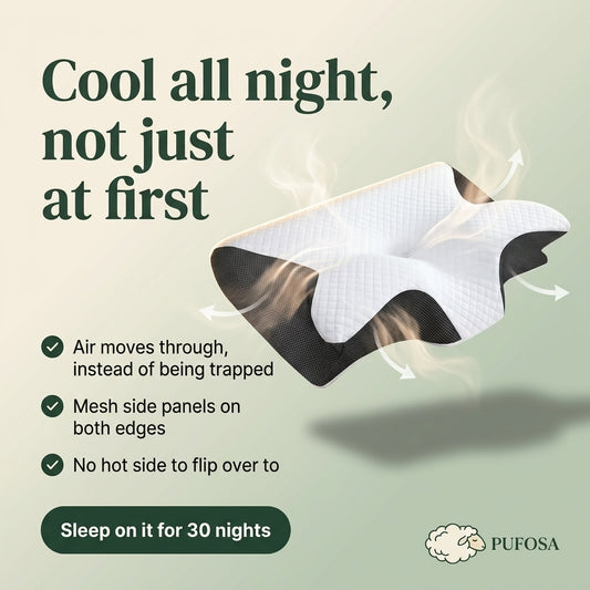 Pufosa Ergonomic Cervical Pillow