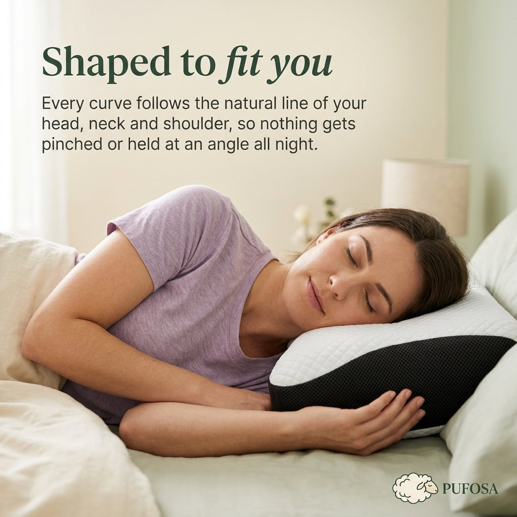 Pufosa Ergonomic Cervical Pillow